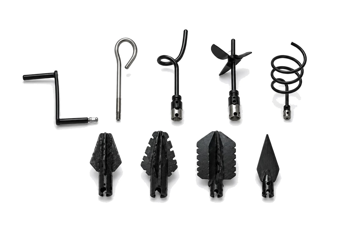 Kit completo de varetas para desobstrução